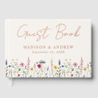 Élégant Fleur sauvage Meadow Cream Photo Mariage