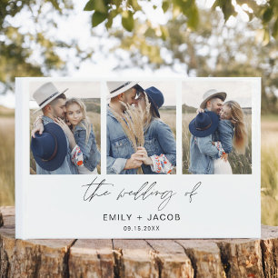 Livre D'or Élégant minimaliste photo moderne Mariage chic