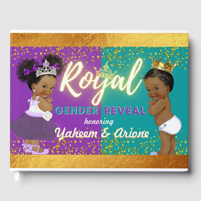 Livre D'or Élégant Révélation Royale Africaine de genre Viole (Recto)