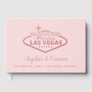 Livre D'or Elégant Rose Gold Rose Las Vegas Mariage