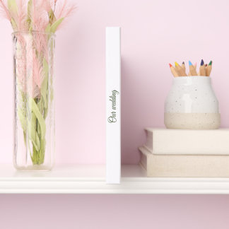 Livre D'or Elegant Sage Green & Beige Foliage Guest Book