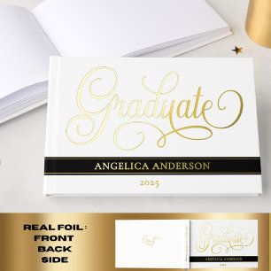 Livre D'or Élégant Script Gradué Luxueux Real