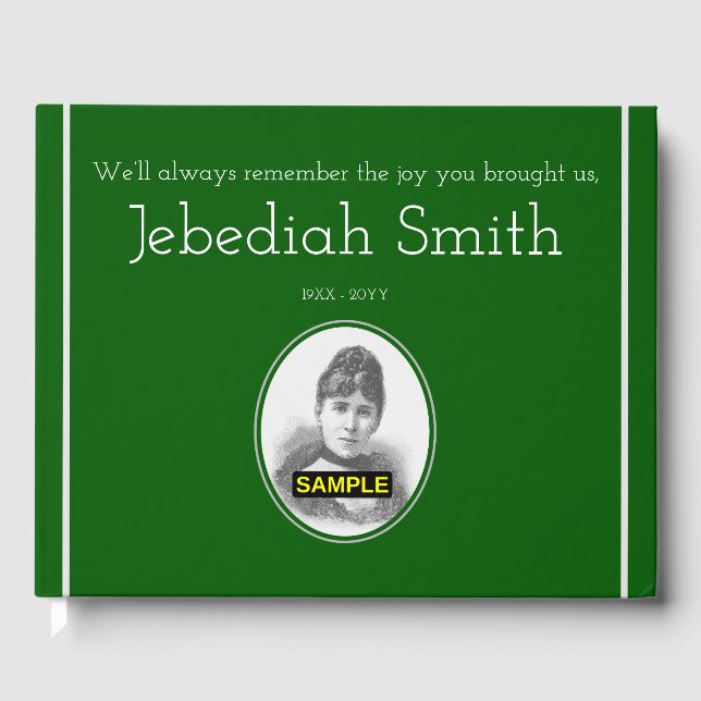 Livre d'or Elegant & Simple Condolences (Recto)