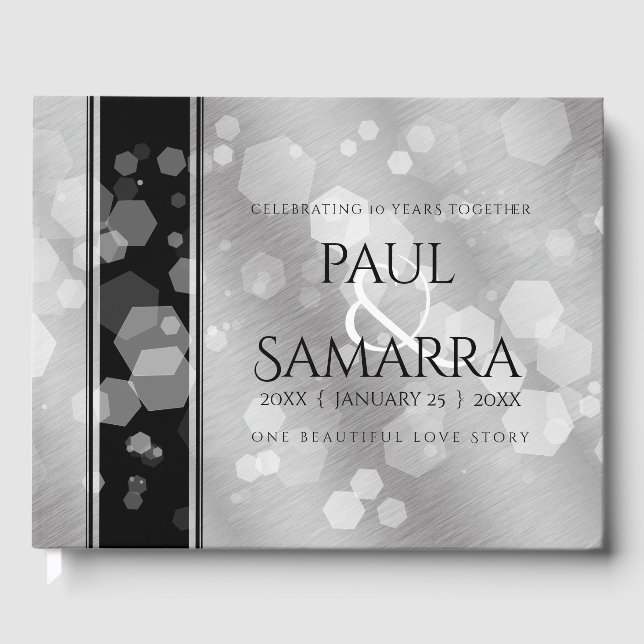 Livre D'or Élégante fête du 10e anniversaire du Mariage de Ti (Recto)