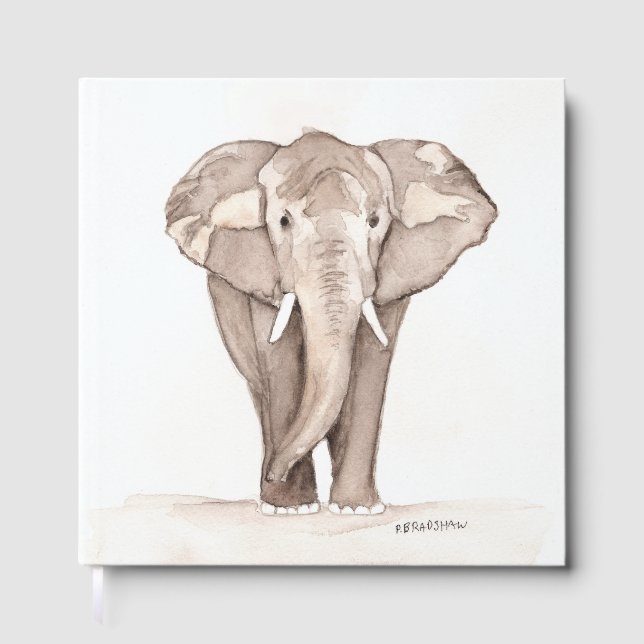 Livre D'or Elephant Guest Book (Recto)