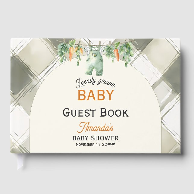 Livre D'or en vichy Ligne De Vêtements Baby shower Cultivé Lo (Recto)