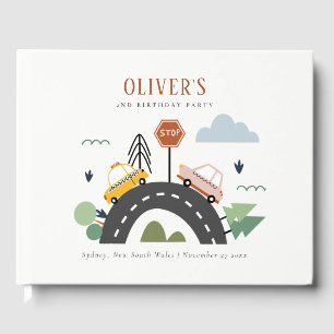 Livre D'or Enfants mignons Véhicule Urbain Voiture Route N'im