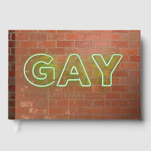 Livre D'or Enseigne néon gay illuminée SlipperyJoe lumineuse