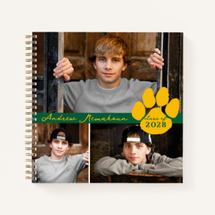 Livre d'or et vert 3 Photo Paw Graduation