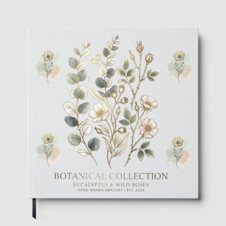 Livre D'or Ethereal Gold & Sage Botanical Collection