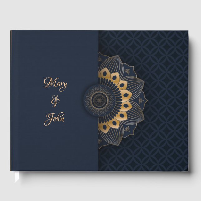 Livre D'or Fantastique mariage élégant (Recto)
