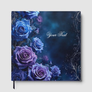 Livre D'or Fantasy Blue and Purple Wedding Roses