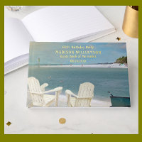 Fête Anniversaire Ocean Beach Chaises Real Gold Fo