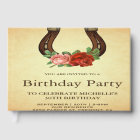 Fête d'anniversaire à thème floral rustique en for