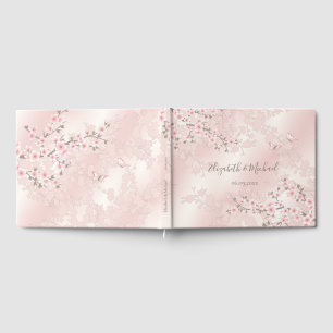 Livre D'or Fleur d'abricot en fleurs de cerisier MARIAGE
