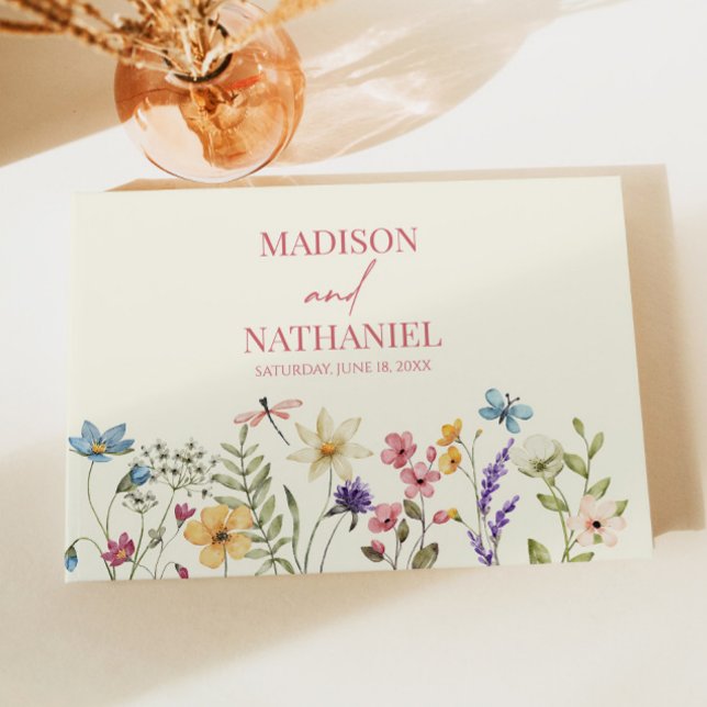 Livre D'or Fleur sauvage Fleur Fleur Flore Jardin Mariage (Créateur téléchargé)