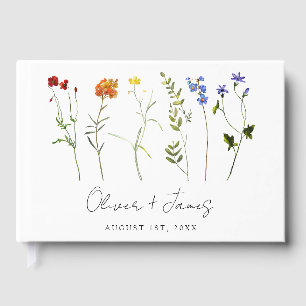 Livre D'or Fleur sauvage minimal LGBTQ Gay pride Floral Maria