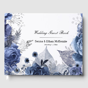 Livre D'or Fleurs Chic Glam Modernes