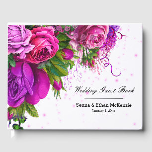 Livre D'or Fleurs Chic Glam Modernes