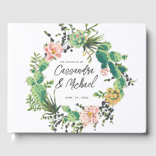 Livre D'or Fleurs du désert Mariage de couronne