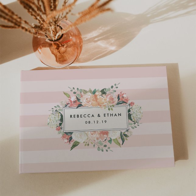 Livre D'or Floral antique | Mariage de bande vierge (Créateur téléchargé)