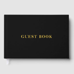 Livre d'or Foil de texte personnalisé pour les Mar