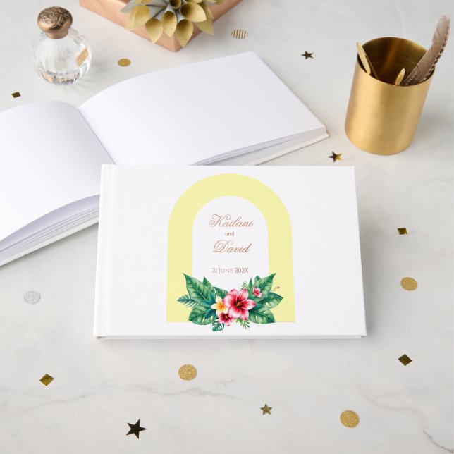Livre D'or Foil Guestbook (Recto ouvert)