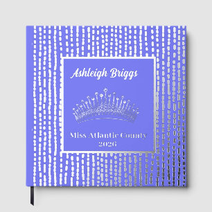 Livre D'or Foil Pageant Crown Photo Scrapbook avec texte avan