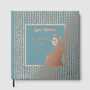 Livre D'or Foil Pageant Crown Photo Scrapbook-CSTM Titre