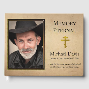 Livre D'or Folithe d'automne Orthodoxe Christian Funeral