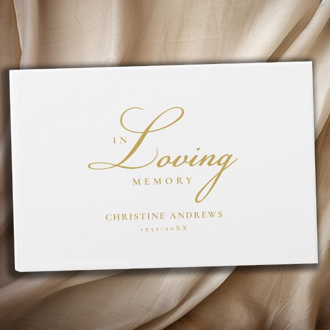 Livre D'or Font de script "In Love Memory" (Créateur téléchargé)