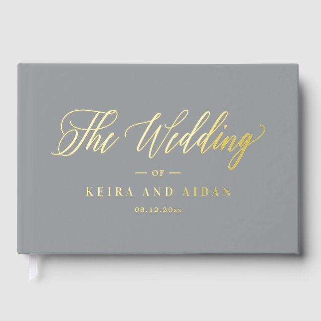 Livre D'or Forever Classic Mariage couleur modifiable (Recto)
