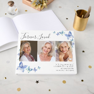 Livre D'or Forever Loever 3 Photo Butterfy Memorial Funeral