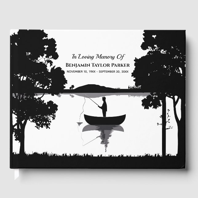 Livre D'or Funérailles commémoratives pour la pêche permanent (Recto)