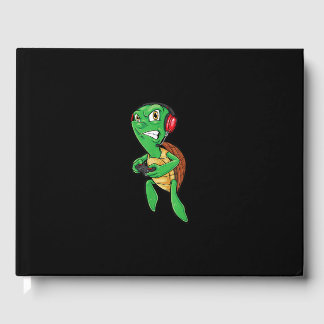 Livre D'or Funny Gaming Angry Sea Turtle Playing