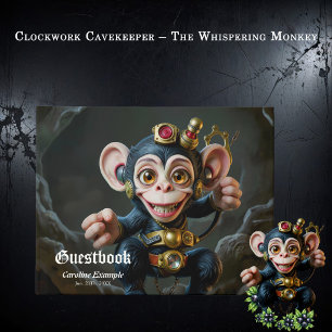 Livre D'or Gardien de grotte à ressort – Le singe qui murmure