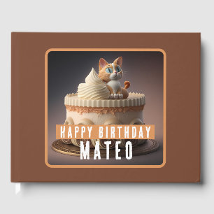 Livre D'or Gâteau de Kitten - Anniversaire