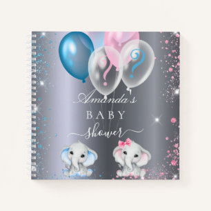 Livre d'or genre révéler éléphants de fête argent