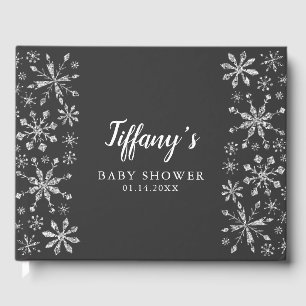Livre D'or Glam Silver Winter Wonderland Baby shower