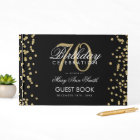 Gold Black 70th Birthday Party Parties scintillant