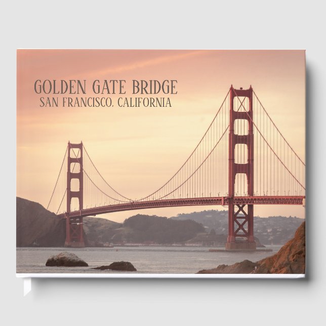 Livre D'or Golden Gate Bridge San Francisco Californie (Recto)