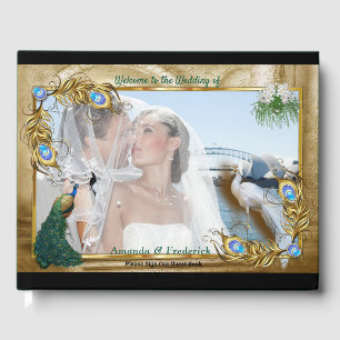 Livre D'or Golden Royal Peacock Temple Dreams