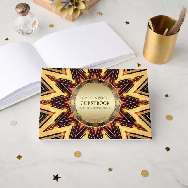 Livre D'or Golden Sunburst African Energy (Recto ouvert)