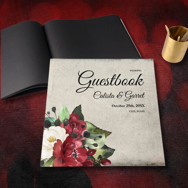Livre D'or Gothic Rose Guestbook (Créateur téléchargé)