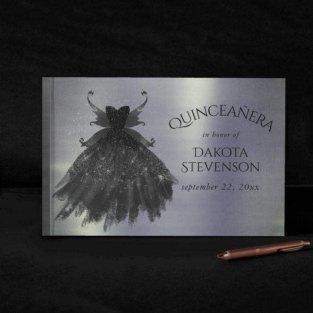 Livre D'or Gothique Fairy Black Gown | Vampy Goth Glam Sheen (Créateur téléchargé)