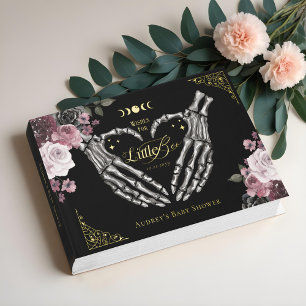Livre D'or Gothique Halloween Squelette Mains Baby shower coe