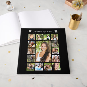 Livre D'or Graduation 15 Photo Collage de votre couleur