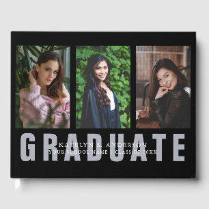 Livre D'or Graduation Photo Collage Custom Guest Book