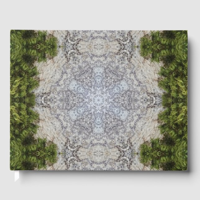 Livre D'or Green Moss & Earth Nature Art (Recto)