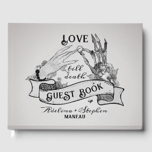 Livre D'or Halloween Gothic Til Death Do Us Mariage du parti